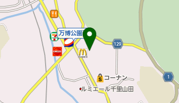 西松屋 コーナン千里山田店の地図画像
