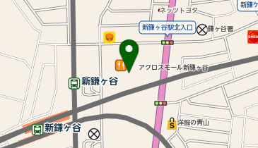 西松屋 アクロスモール新鎌ケ谷店の地図画像
