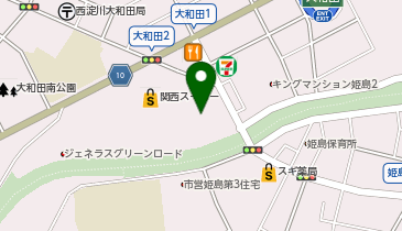 西松屋 メラード大和田店の地図画像