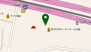 西松屋 BIG HOP印西店の地図画像