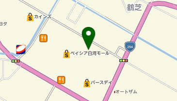 西松屋 ベイシア白河モール店の地図画像