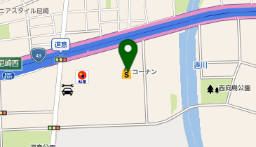 西松屋 アマドゥコーナン尼崎道意町店の地図画像