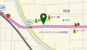 西松屋 大和高田神楽店の地図画像