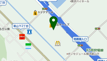 西松屋 ホームズ新山下店の地図画像