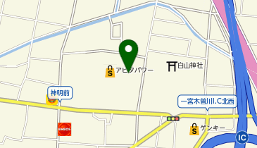 西松屋 アピタパワー木曽川店の地図画像