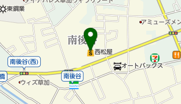 西松屋 八潮南後谷店の地図画像