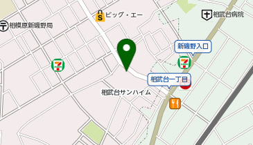 西松屋 相模原相武台店の地図画像