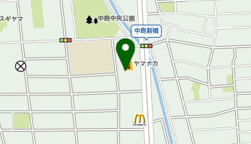 西松屋 ヤマナカ新中島店の地図画像