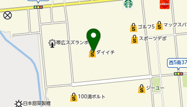 西松屋 帯広フレスポスズランプラザ店の地図画像