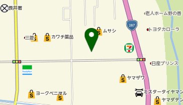 西松屋 長井店の地図画像