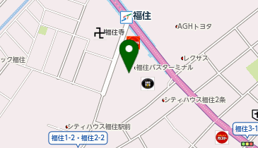 西松屋 シーナシーナ福住店の地図画像