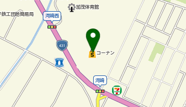 西松屋 コーナン米子河崎店の地図画像