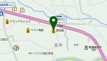 西松屋 別府やまなみ店の地図画像