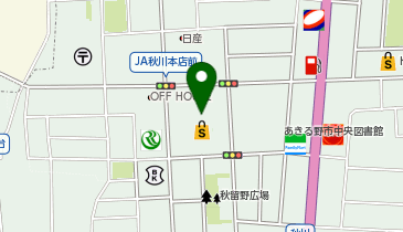 西松屋 あきるのプレイス店の地図画像