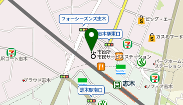 西松屋 マルイファミリー志木店の地図画像