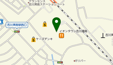 西松屋 イオンタウン吉川美南店の地図画像