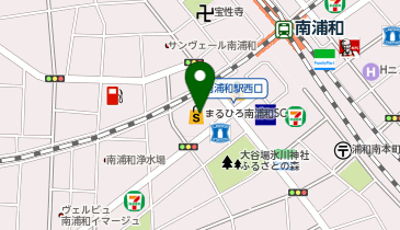 西松屋 まるひろ南浦和店の地図画像