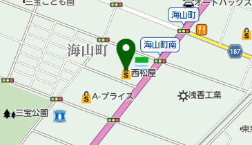 西松屋 堺海山町店の地図画像