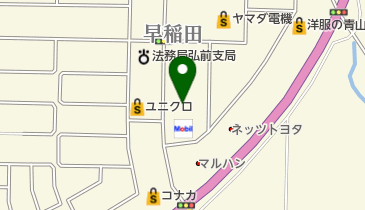 西松屋 弘前城東店の地図画像