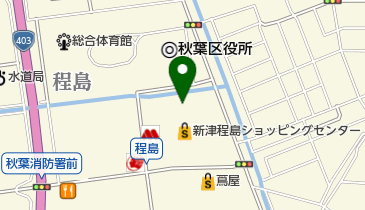 西松屋 新津程島SC店の地図画像