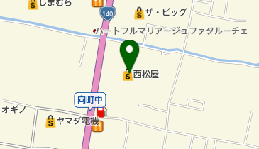 西松屋 甲府和戸店の地図画像