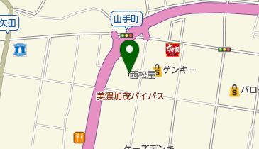 西松屋 美濃加茂店の地図画像