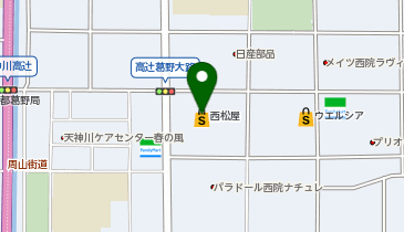 西松屋 葛野大路高辻店の地図画像