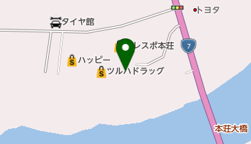 西松屋 フレスポ本荘店の地図画像