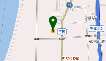 西松屋 西成津守店の地図画像