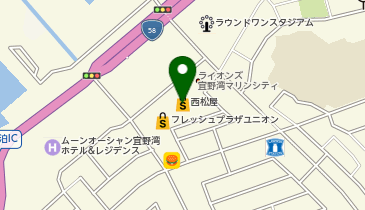 西松屋 宜野湾店の地図画像