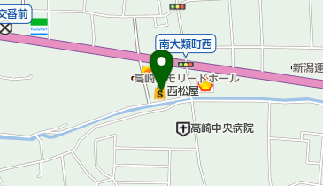 西松屋 高崎高関店の地図画像