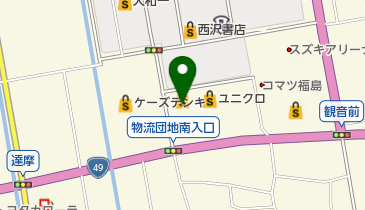 西松屋 会津アピオ店の地図画像