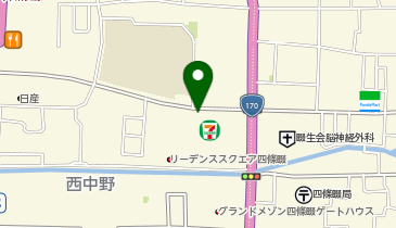 西松屋 四條畷忍ケ丘店の地図画像