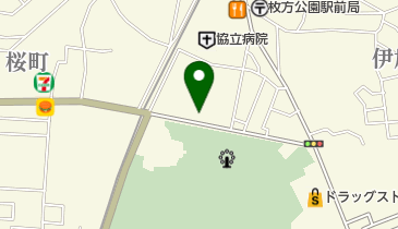 西松屋 枚方公園店の地図画像