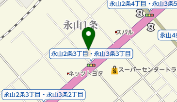 西松屋 旭川永山店の地図画像