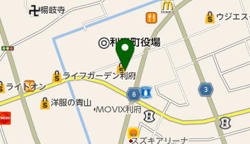 西松屋 利府店の地図画像