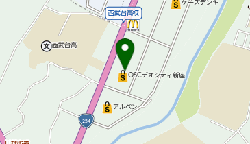 西松屋 デオシティ新座店の地図画像