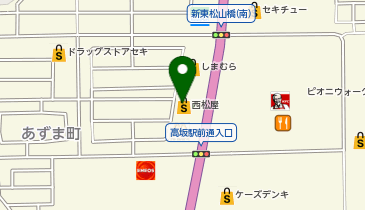 西松屋 東松山高坂店の地図画像