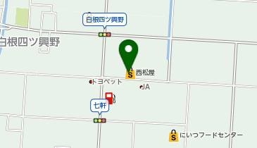 西松屋 新潟白根店の地図画像