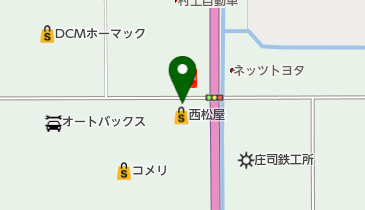 西松屋 名寄徳田店の地図画像