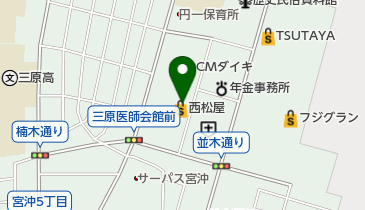 西松屋 三原円一店の地図画像