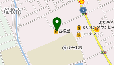 西松屋 伊丹荒牧店の地図画像