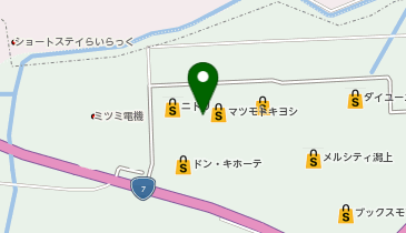 西松屋 メルシティ潟上店の地図画像