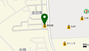 西松屋 木更津金田店の地図画像