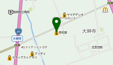 西松屋 菊池店の地図画像