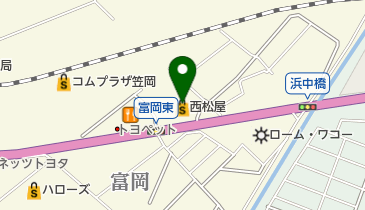 西松屋 コムプラザ笠岡店の地図画像