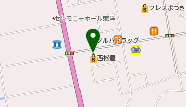 西松屋 栗原築館店の地図画像