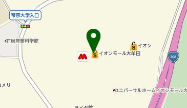 西松屋 イオンモール大牟田店の地図画像