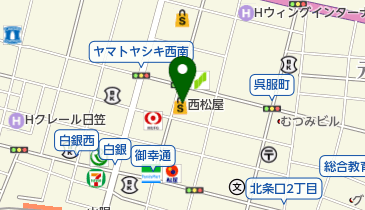 西松屋 新みゆき通り店の地図画像