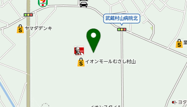 オリオン書房 イオンモールむさし村山店の地図画像